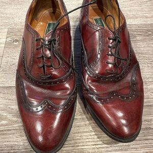 Cole Haan Burgundy Leather Oxfords